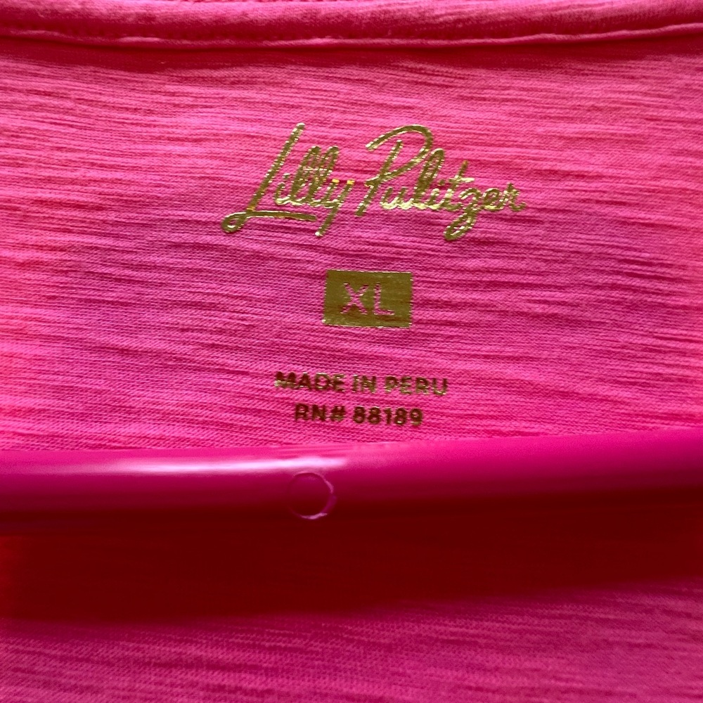 Lilly Pulitzer Etta Scoop Neck Tshirt - Picture 3 of 8